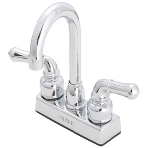 Empire Brass U-YCH16 RV Home Bar Faucet with Teapot Handles 4" - Chrome - U-YCH16 Empire Brass U-YCH16 RV Home Bar Faucet with Teapot Handles 4" - Chrome - U-YCH16