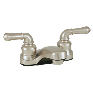 Empire Brass U-YNN77N RV Bathroom Non-Metallic Faucet with Teapot Handles - 4", Brushed Nickel - U-YNN77N Empire Brass U-YNN77N RV Bathroom Non-Metallic Faucet with Teapot Handles - 4", Brushed Nickel - U-YNN77N