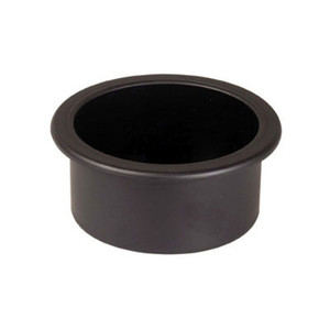 Beckson GH31-B1-U Shallow Series Recessed Drink Holder - 3" Hole Cut x 1-3/8" Depth, Black - GH31-B1-U Beckson GH31-B1-U Shallow Series Recessed Drink Holder - 3" Hole Cut x 1-3/8" Depth, Black - GH31-B1-U