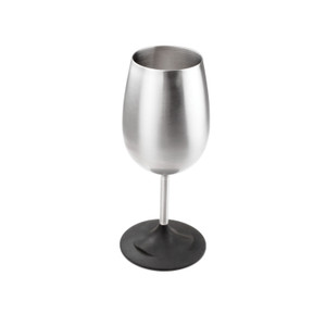 GSI Outdoors Glacier Stainless Steel Nesting Wine Glass - 63305 GSI Outdoors Glacier Stainless Steel Nesting Wine Glass - 63305