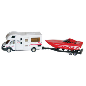 Prime Products 27-0027 Class C Motor Home and Speed Boat Toy - 27-0027 Prime Products 27-0027 Class C Motor Home and Speed Boat Toy - 27-0027
