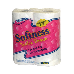 Valterra Q23630 Softness 2-Ply Toilet Tissue - Pack of 4 - Q23630 Valterra Q23630 Softness 2-Ply Toilet Tissue - Pack of 4 - Q23630