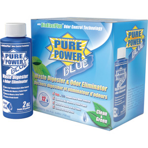 Valterra V23017 Pure Power Blue Waste Digester and Odor Eliminator - 4 oz., Pack of 6 - V23017