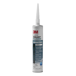3M 08027 Marine Grade Silicon Sealant - 1/10 Gallon Cartridge, White - 7000120476