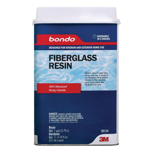 3M 20124 All Purpose Fiberglass Resin, 1 Gallon - 7010309273 3M 20124 All Purpose Fiberglass Resin, 1 Gallon - 7010309273