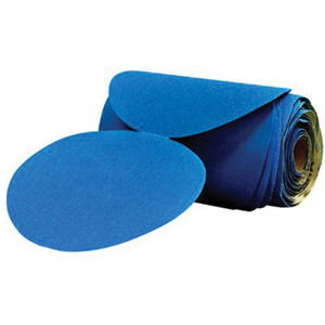 3M 36208 Stikit Blue Sandpaper 6" Disc - 240 Grade, 100/Roll - 7100098247