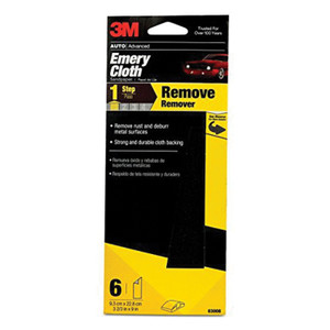 3M 03008 Emery Cloth - Pack of 6 - 7100100348 3M 03008 Emery Cloth - Pack of 6 - 7100100348