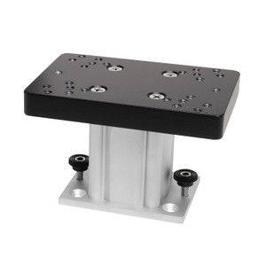 Cannon 1904030 Aluminum Fixed Base Downrigger Pedestal - 4" - 1904030 Cannon 1904030 Aluminum Fixed Base Downrigger Pedestal - 4" - 1904030