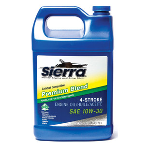 Sierra 18-9420CAT-3 10W-30 Premium Blend Catalyst Engine Oil - 5 Quart - 18-9420CAT-3