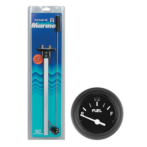 Sierra 56948P Universal Fuel Sender Kit with Gauge - 56948P Sierra 56948P Universal Fuel Sender Kit with Gauge - 56948P