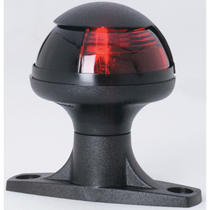Attwood 5080R7 Raised Base Sidelight - Red - 5080R7