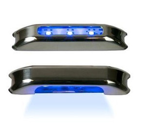 Sea-Dog 401433-1 Small Deluxe LED Courtesy Light - Front-Facing, Blue - 401433-1