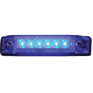 T-H Marine LED-51811-DP LED Slim Line Utility Strip Lights, 8" - Blue - LED-51811-DP
