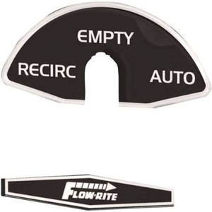 Flow-Rite MD-DCL-013-WHT Replacement Actuator Knob Decal - Rear - MD-DCL-013-WHT Flow-Rite MD-DCL-013-WHT Replacement Actuator Knob Decal - Rear - MD-DCL-013-WHT