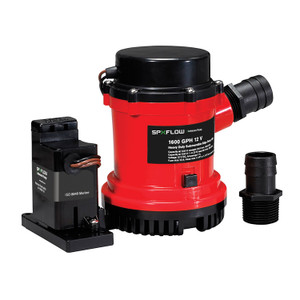 Johnson Pump 1600 Auto Pump with Electro-Magnetic Switch, 12V - 01604-00 Johnson Pump 1600 Auto Pump with Electro-Magnetic Switch, 12V - 01604-00