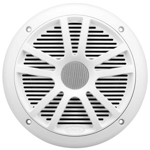 Boss MR6W 6.5" Dual Cone 180 Watt Full-Range Marine Speakers - White, Pair - MR6W Boss MR6W 6.5" Dual Cone 180 Watt Full-Range Marine Speakers - White, Pair - MR6W