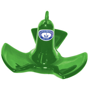Greenfield 530-FG Vinyl Coated River Anchor - Green, 30 lb. - 530-FG Greenfield 530-FG Vinyl Coated River Anchor - Green, 30 lb. - 530-FG