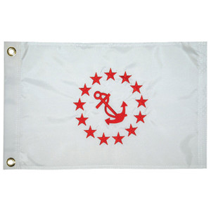 Taylor Made 93078 Nylon Officer Flag, 12" x 18" - Rear Commodore - 93078 Taylor Made 93078 Nylon Officer Flag, 12" x 18" - Rear Commodore - 93078
