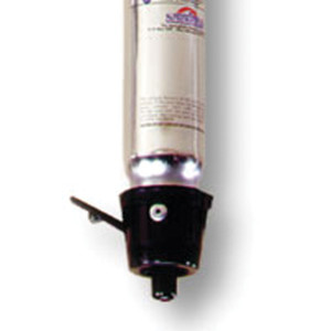 Springfield Marine 1040353-TLC Power Rise Control Post Seat - Charcoal Gray Brite Dip Finish, Taper-Lock Series - 1040353-TLC