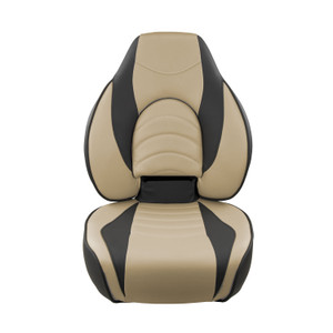 Springfield Marine 1041684-1 Deluxe Fish Pro High Back Seat - Charcoal/Tan - 1041684-1 Springfield Marine 1041684-1 Deluxe Fish Pro High Back Seat - Charcoal/Tan - 1041684-1