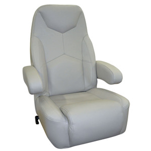 Suite Marine SM9753010109 Boat Seat Captain Chair - Gray - SM9753010109