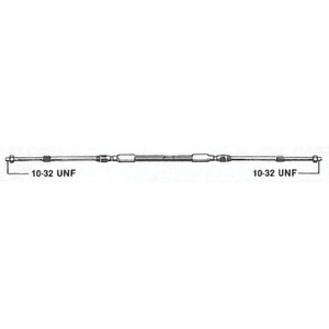 Uflex C2X17 Engine Control Cable - 3300 Style, 17' - C2X17