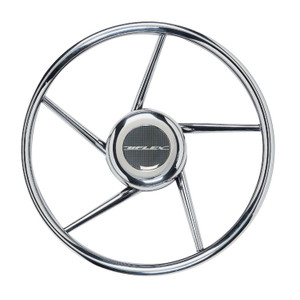 Uflex V06 Steering Wheel - Stainless Steel - V06 Uflex V06 Steering Wheel - Stainless Steel - V06