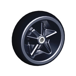 Taylor Made 1224 24" Dock Roller Wheel Rigid - 1224 Taylor Made 1224 24" Dock Roller Wheel Rigid - 1224