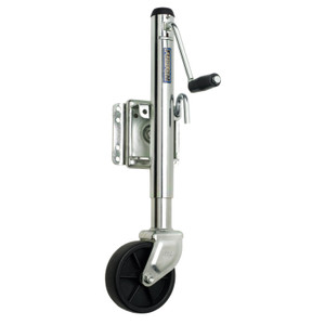 Fulton XP10 0101 Bolt-Thru Swivel-Mount Sidewind Trailer Jack with 6" Wheel - 1200 lbs. - XP10 0101 Fulton XP10 0101 Bolt-Thru Swivel-Mount Sidewind Trailer Jack with 6" Wheel - 1200 lbs. - XP10 0101