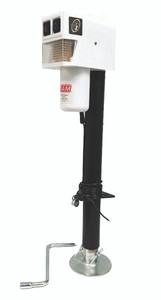 RAM EJ-3520-WBX 3,500 lb. Electric Trailer Jack with Drop Leg - White - EJ-3520-WBX