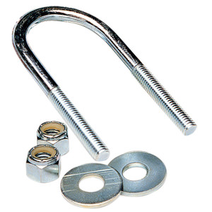 Tie Down Engineering 86830 U-Bolt Square Pair Zinc Plated 3/8-16" x 3-1/8" x 4 x 1-3/4" - 86830