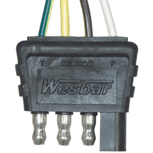 Wesbar 707286 18" 4-Way Flat Trailer End - Carded - 707286 Wesbar 707286 18" 4-Way Flat Trailer End - Carded - 707286