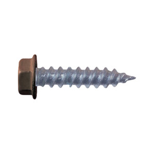 AP Products 012-TR50 BR 8 X 1 MH/RV Unslotted Hex Washer Head Screw, Pack of 50 - 1", Brown - 012-TR50 BR 8 X 1