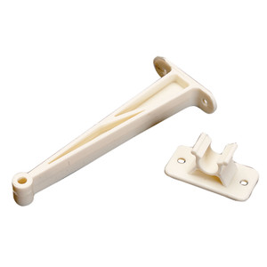 AP Products 013-087 Plastic Door Holdback - 5-1/2", Colonial White - 013-087