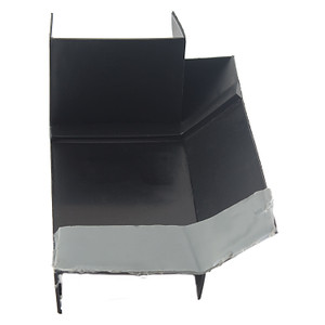 AP Products 018-1161-LH Left Hand Notch Corner Block, Black / 4-1/2" x 2-1/2" x 2" - 018-1161-LH