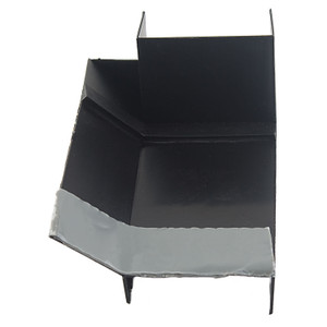 AP Products 018-1161-RH Right Hand Notch Corner Block, Black / 4-1/2" x 2-1/2" x 2" - 018-1161-RH