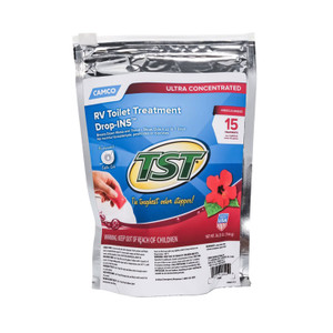 Camco 41600 Tst Ultra Concentrated Rv Toilet Treatment Drop-Ins - Hibiscus Breeze Scent, 15/Bag - 41600 Camco 41600 Tst Ultra Concentrated Rv Toilet Treatment Drop-Ins - Hibiscus Breeze Scent, 15/Bag - 41600