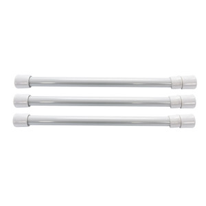 Camco 44065 Cupboard Bars 10" to 17" - Gray, Pack of 3 - 44065