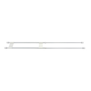 Camco 44076 Double Refrigerator Bar - 19" to 34", Gray - 44076
