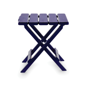 Camco 51683 Adirondack Folding Table Small - Navy - 51683