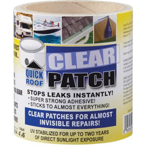 Cofair Products QRCP46 Quick Roof Clear Patch - 4" x 6" - QRCP46 Cofair Products QRCP46 Quick Roof Clear Patch - 4" x 6" - QRCP46