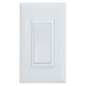 Diamond Group by Valterra DG52595VP Decor Rocker Switch with Cover - 15 Amp, White - DG52595VP