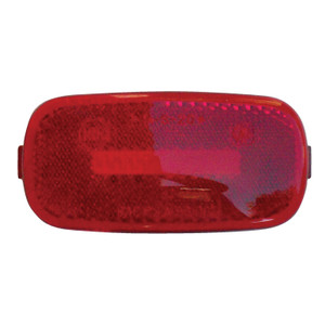 Diamond Group by Valterra DG52717VP Replacement Marker Light Lens - 4" x 2", Red - DG52717VP