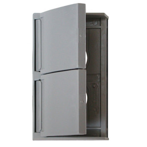 Diamond Group by Valterra DG80SVP Weatherproof Dual Receptacle Cover - Grey - DG80SVP Diamond Group by Valterra DG80SVP Weatherproof Dual Receptacle Cover - Grey - DG80SVP