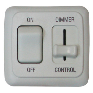 Diamond Group by Valterra DGLD01VP LED Dimmer with On/Off Switch - White - DGLD01VP