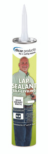 Dicor 501LSD-1 EPDM Self-Leveling Lap Sealant - 10.3 oz. Tube, Dove (Bright White) - 501LSD-1