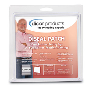 Dicor Corporation 522AF-66-1C Sealing Tape - Aluminum, 6" x 6" Patch - 522AF-66-1C Dicor Corporation 522AF-66-1C Sealing Tape - Aluminum, 6" x 6" Patch - 522AF-66-1C