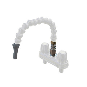 Empire Brass CRD-QDFLX-WHT 4" Two-Handle Faucet with Flex Spout - CRD-QDFLX-WHT Empire Brass CRD-QDFLX-WHT 4" Two-Handle Faucet with Flex Spout - CRD-QDFLX-WHT