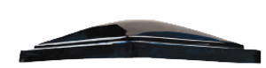 Fan-Tastic Vent K2020-19 Double Wall Cover - Smoke - K2020-19 Fan-Tastic Vent K2020-19 Double Wall Cover - Smoke - K2020-19