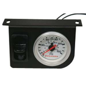 Firestone 2196 Air-Rite Pressure Monitor - Single Classic Gauge - 2196